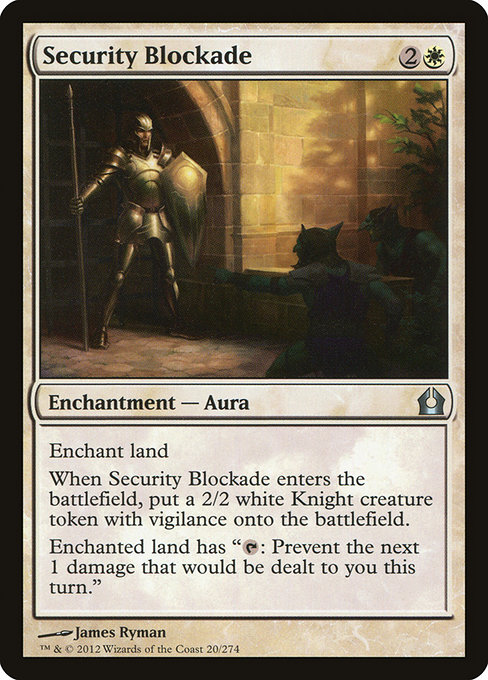Security Blockade highlighted card art