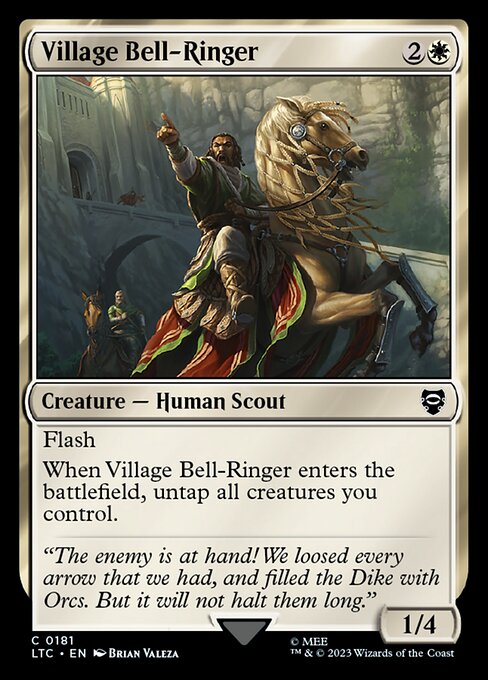 Village Bell-Ringer highlighted card art