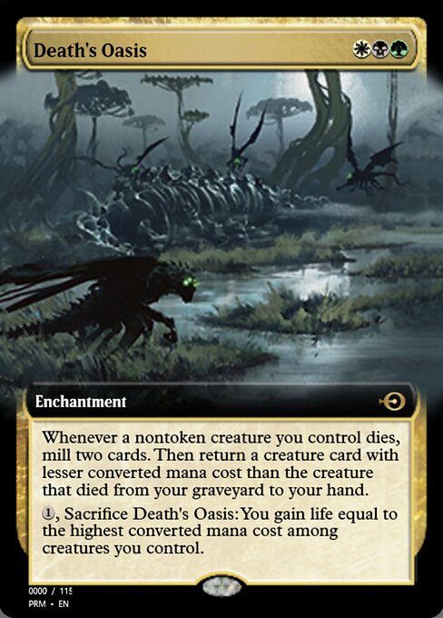 Death's Oasis highlighted card art