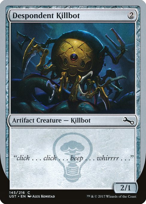 Despondent Killbot highlighted card art