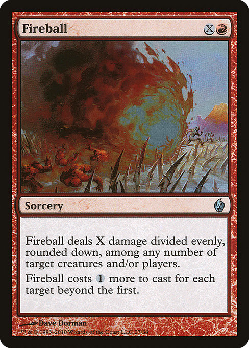 Fireball from Premium Deck Series: Fire and Lightning