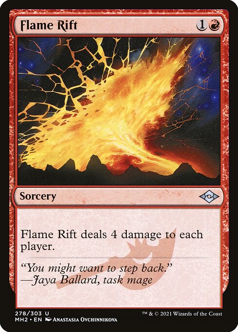 Flame Rift highlighted card art