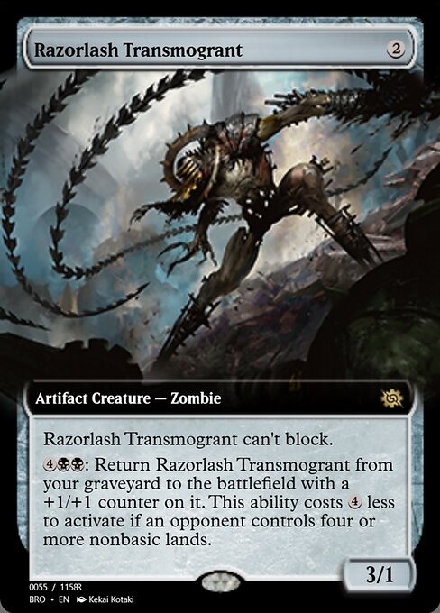 Razorlash Transmogrant highlighted card art
