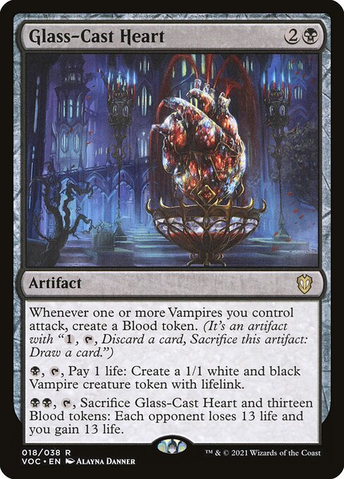 Glass-Cast Heart from Crimson Vow Commander