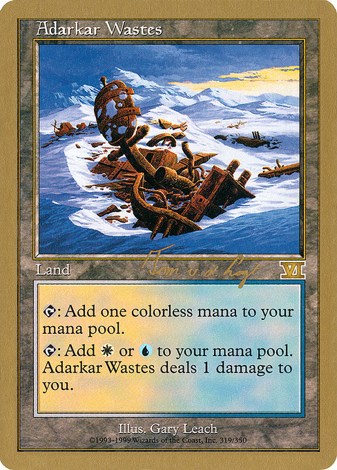 Adarkar Wastes from World Championship Decks 2000