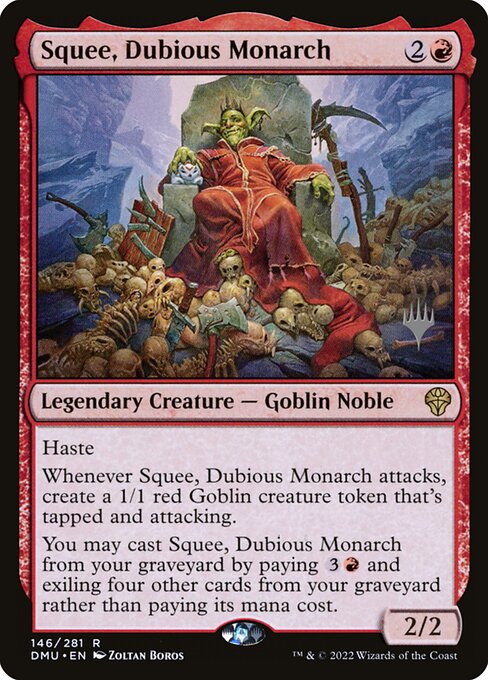 Squee, Dubious Monarch from Dominaria United Promos
