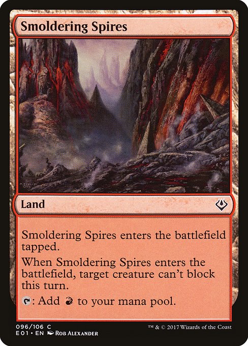 Smoldering Spires highlighted card art
