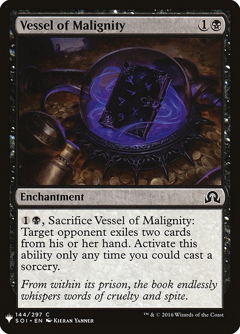 Vessel of Malignity highlighted card art