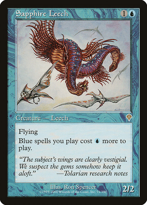 Sapphire Leech highlighted card art