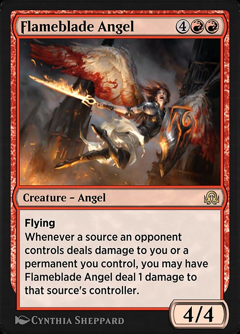 Flameblade Angel highlighted card art