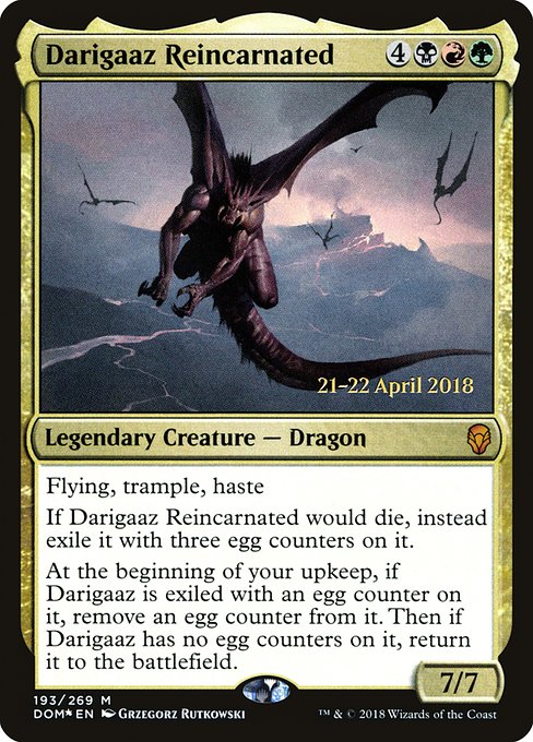 Darigaaz Reincarnated from Dominaria Promos