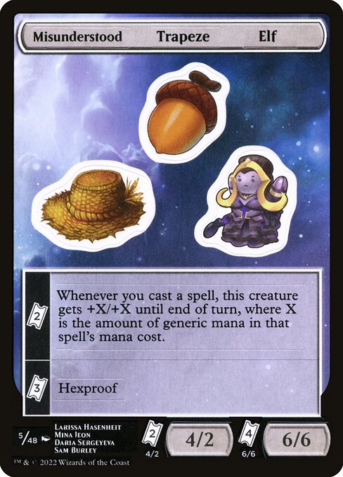 Misunderstood Trapeze Elf highlighted card art