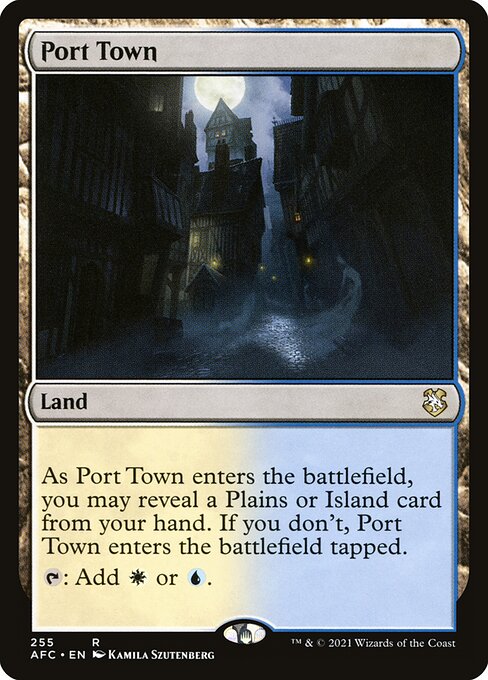Port Town from Forgotten Realms Commander