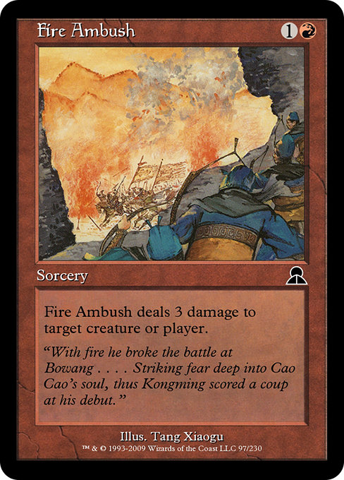 Fire Ambush highlighted card art