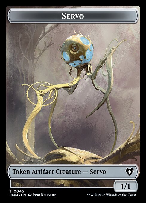 Servo from Commander Masters Tokens