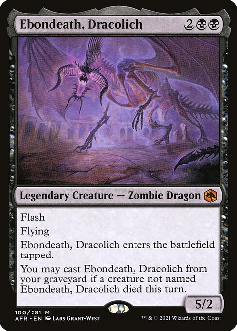 Ebondeath, Dracolich from Adventures in the Forgotten Realms