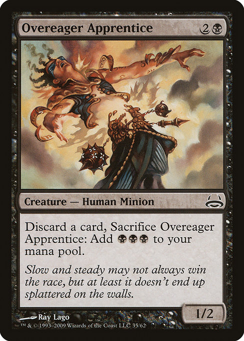 Overeager Apprentice from Duel Decks: Divine vs. Demonic