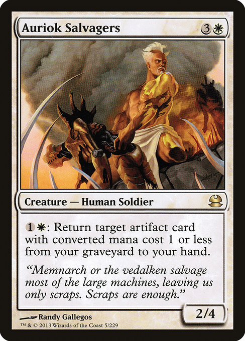 Auriok Salvagers from Modern Masters