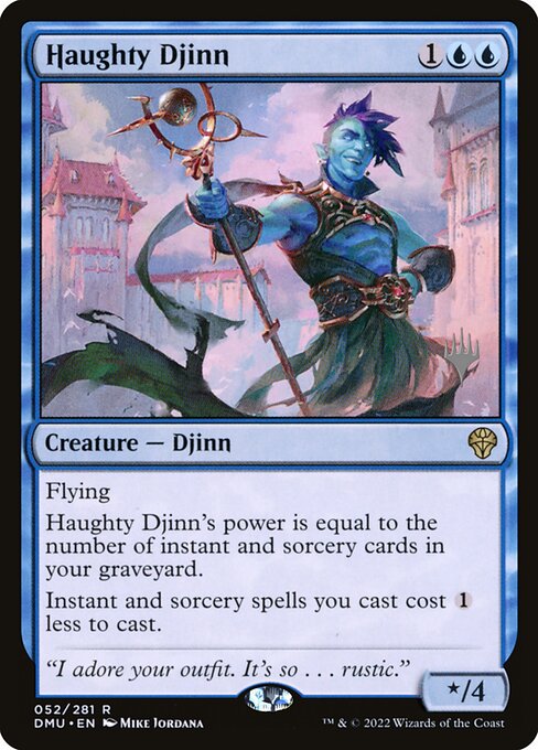 Haughty Djinn from Dominaria United Promos