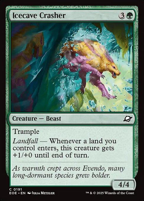 Icecave Crasher highlighted card art