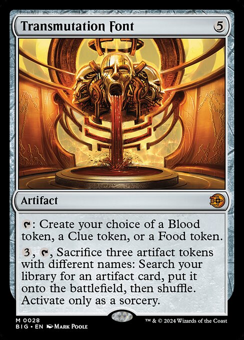 Transmutation Font from The Big Score