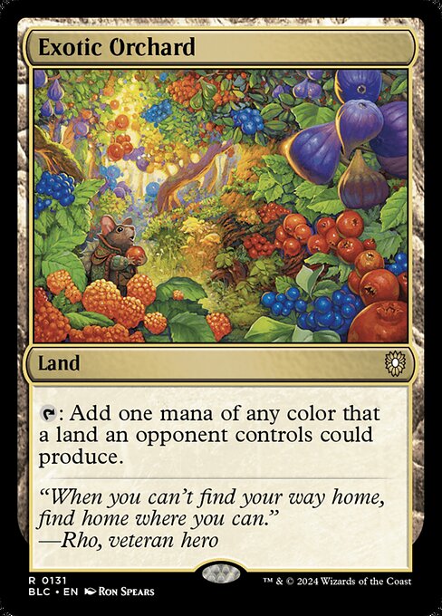 Exotic Orchard from Bloomburrow Commander