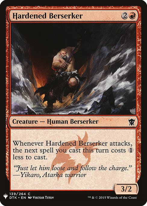 Hardened Berserker highlighted card art