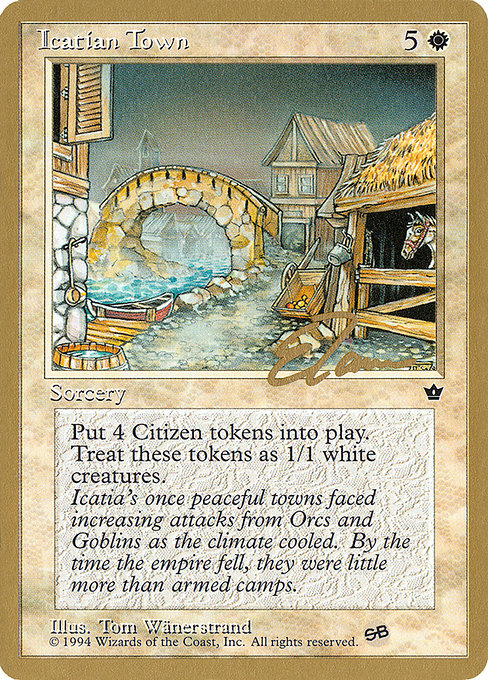 Icatian Town from Pro Tour Collector Set