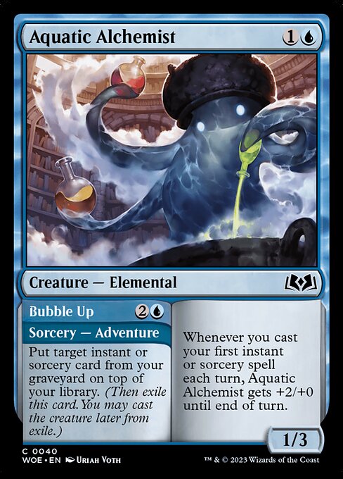 Aquatic Alchemist // Bubble Up highlighted card art