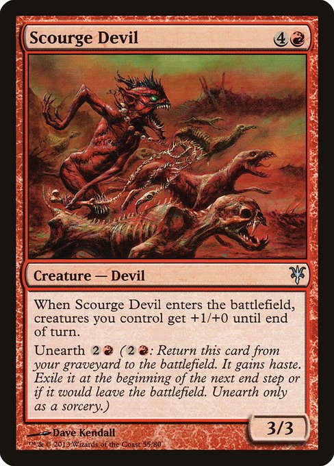 Scourge Devil from Duel Decks: Sorin vs. Tibalt