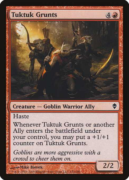 Tuktuk Grunts highlighted card art