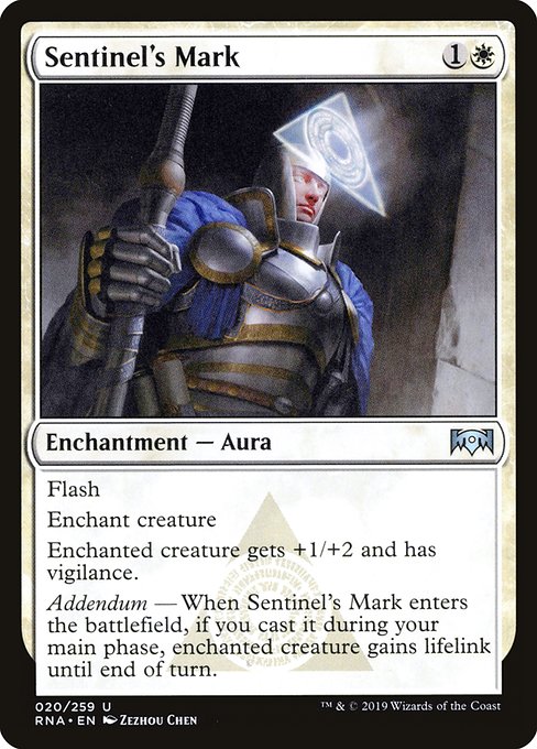 Sentinel's Mark highlighted card art