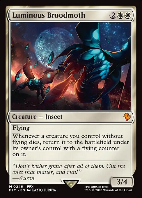 Luminous Broodmoth highlighted card art