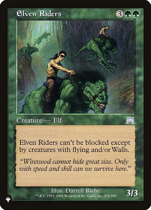Elven Riders highlighted card art