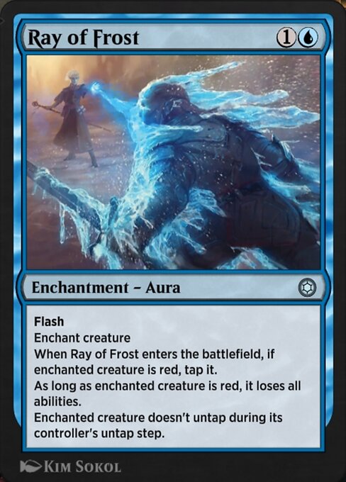 Ray of Frost highlighted card art