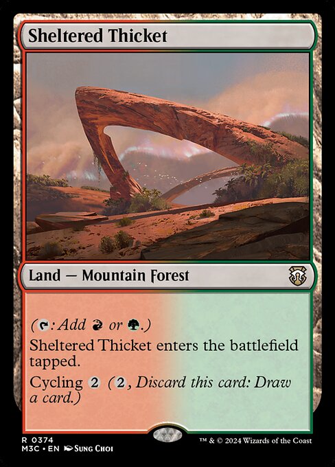 Sheltered Thicket from Modern Horizons 3 Commander