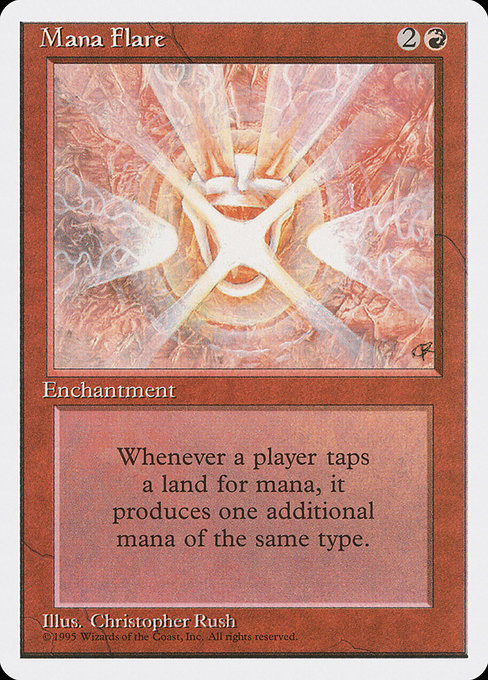 Mana Flare from Fourth Edition