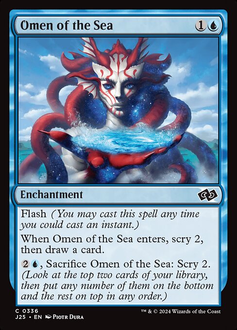 Omen of the Sea highlighted card art