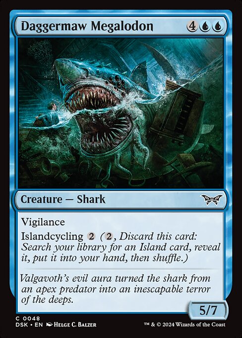 Daggermaw Megalodon highlighted card art