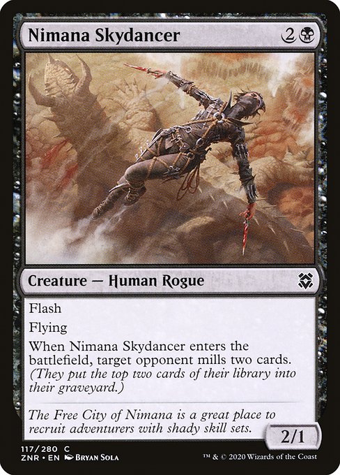 Nimana Skydancer highlighted card art