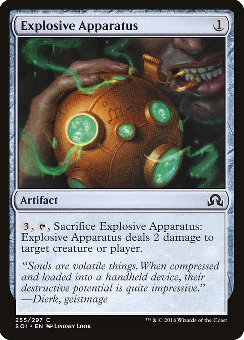 Explosive Apparatus from Shadows over Innistrad