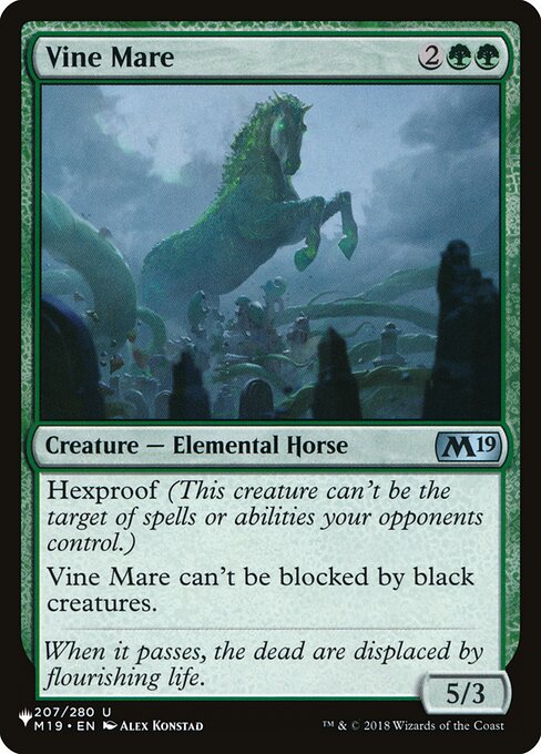 Vine Mare highlighted card art