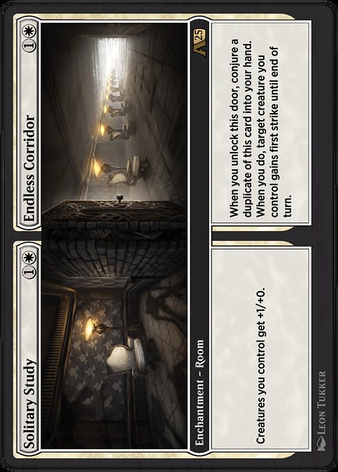 Solitary Study // Endless Corridor highlighted card art