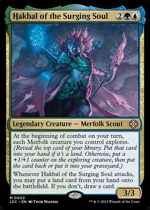 Hakbal of the Surging Soul from The Lost Caverns of Ixalan Commander