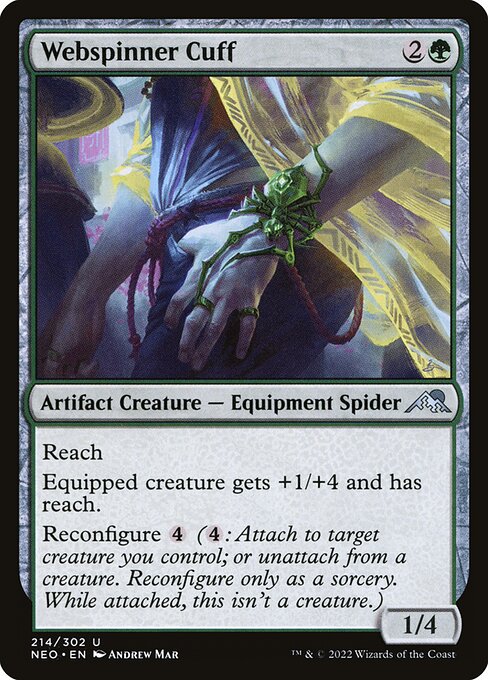 Webspinner Cuff highlighted card art