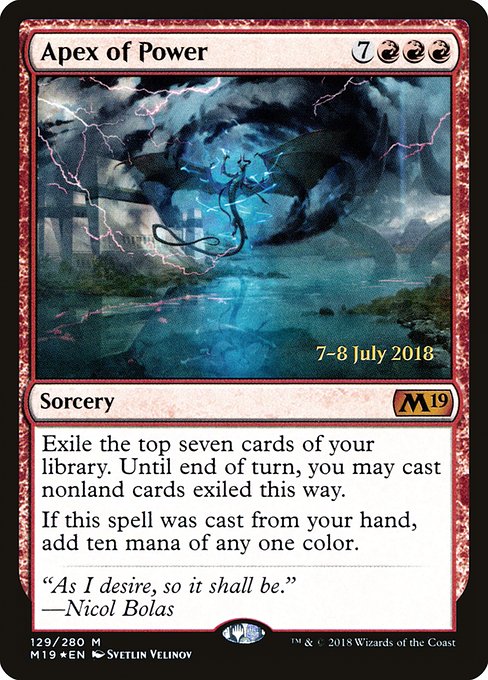Apex of Power from Core Set 2019 Promos