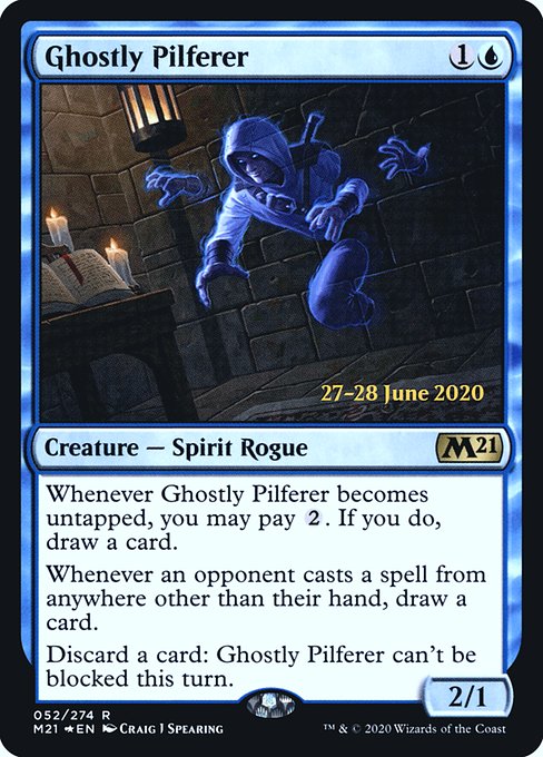 Ghostly Pilferer from Core Set 2021 Promos