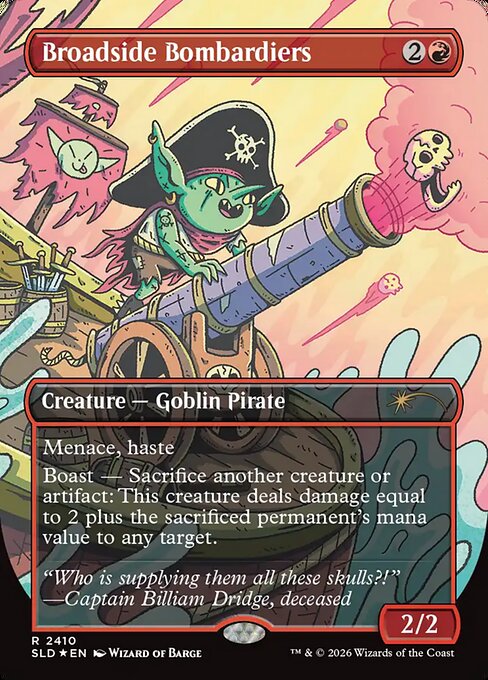 Broadside Bombardiers highlighted card art