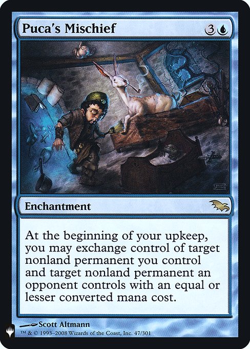 Puca's Mischief highlighted card art