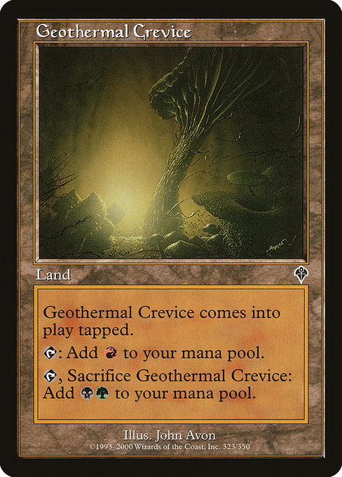 Geothermal Crevice highlighted card art